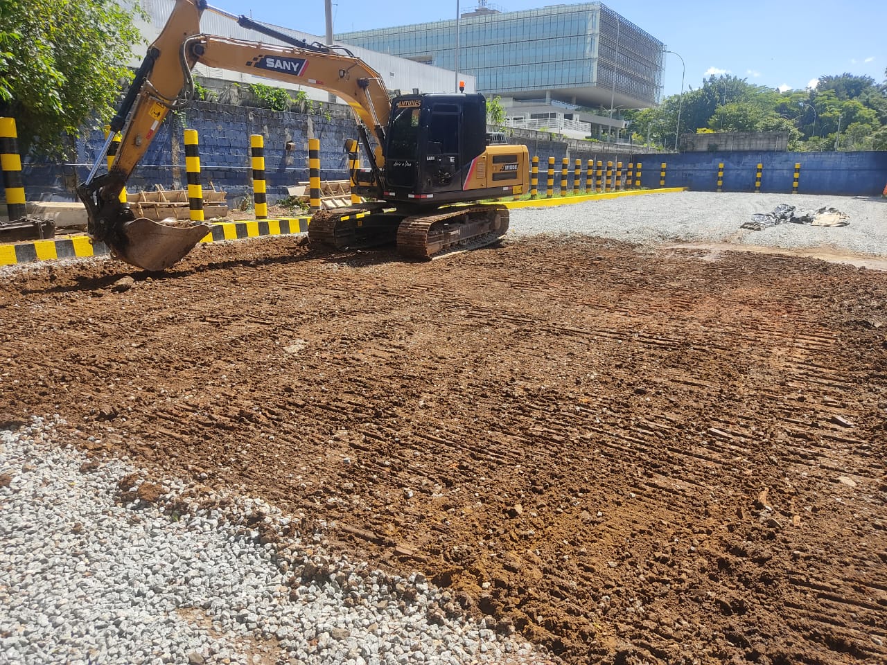 Instalação de piso industrial